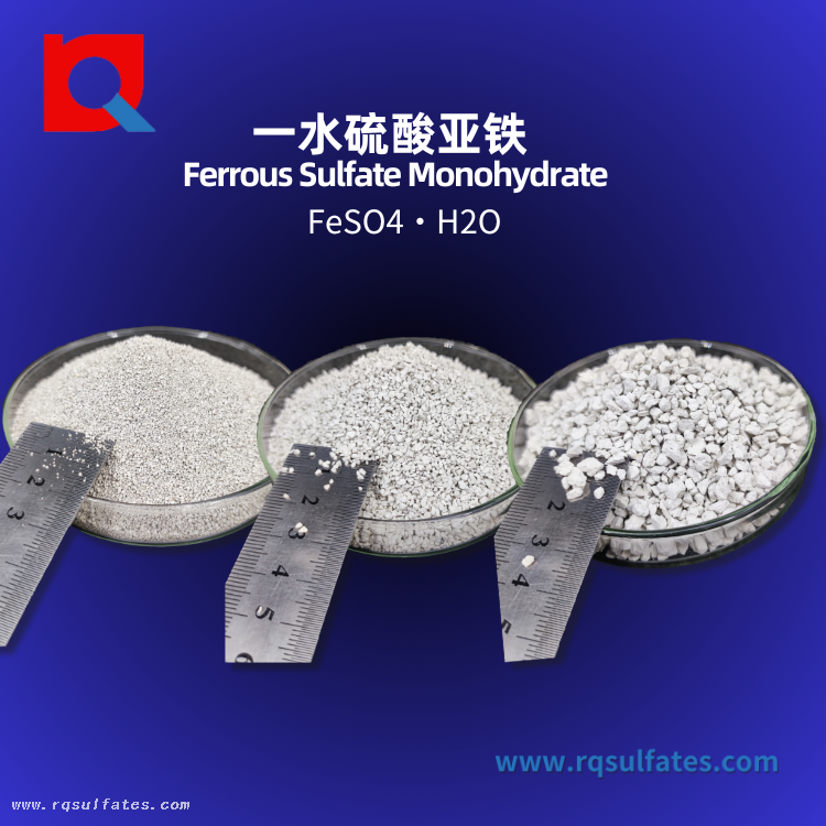 Ferrous sulfate monohydrate for moss control